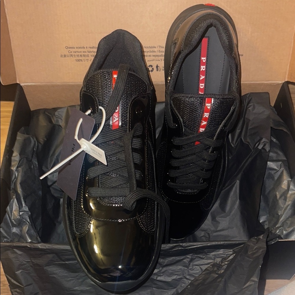Prada Men's Black Sneakers